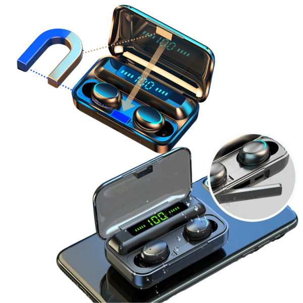 Audífonos Inalámbricos Bluetooth F9 - Imagen 2